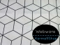 Preview: 0,1m Webware Würfel weiss