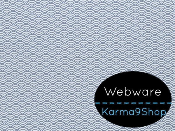 0,5m Webware Kurt Muscheldesign rauchblau
