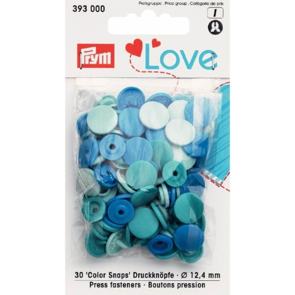 Prym "Color Snaps" Love blau 393000