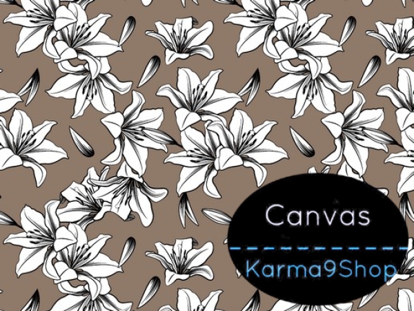 0,5m Canvas Lily sand