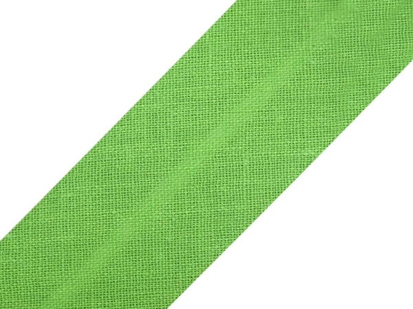 25m Schrägband Baumwolle 20mm hellgrün