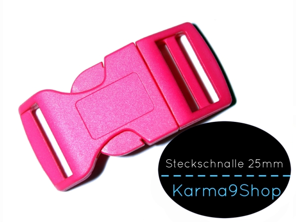 Steckschnalle 25mm pink #42