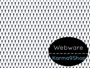 0,1m Webware Seepferdchen weiss