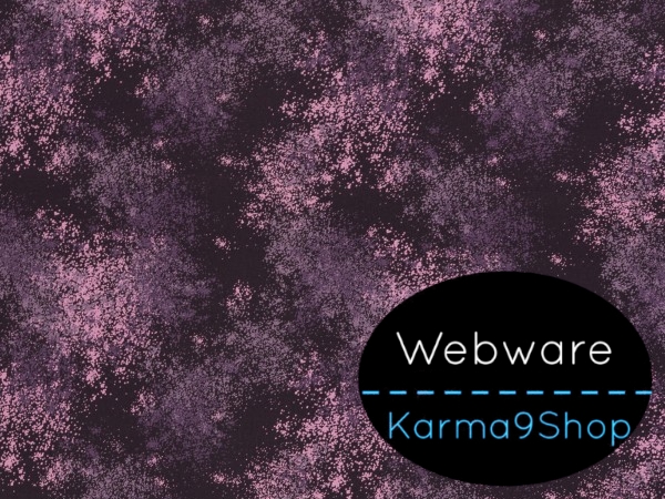 0,5m Webware Kurt Sprenkel lila