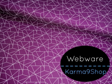 0,5m Webware Linien lila