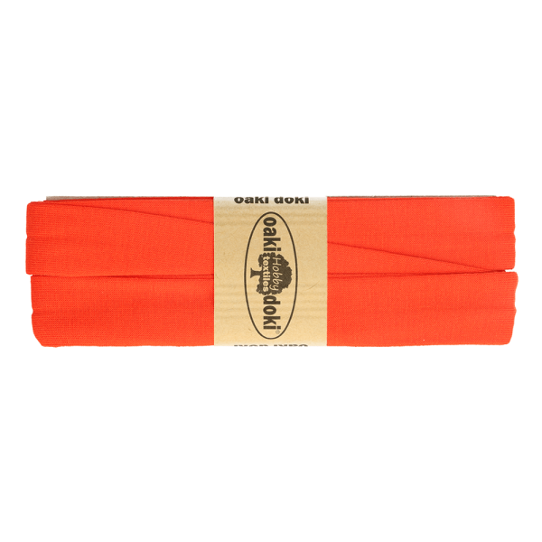 3m Jersey-Schrägband orangerot #935