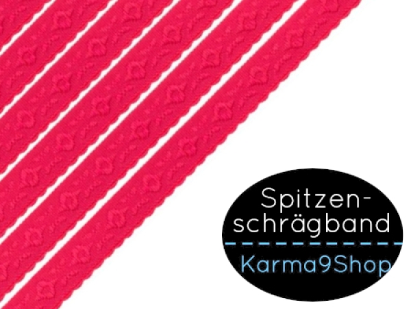 3m Spitzenschrägband #1 pink