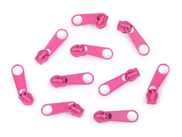 10 Zipper für 3mm ERV rosa