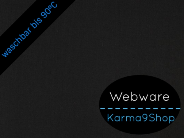 0,5m Webware schwarz