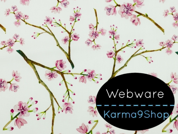0,5m Webware #6 Kirschblüte